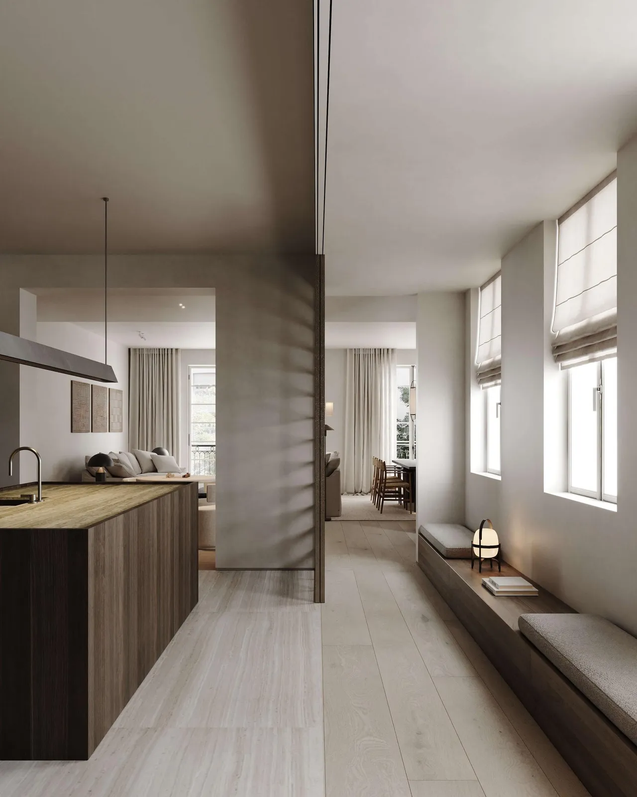 living - 214m² apartment for sale in Castellana, Madrid - gallery - 3