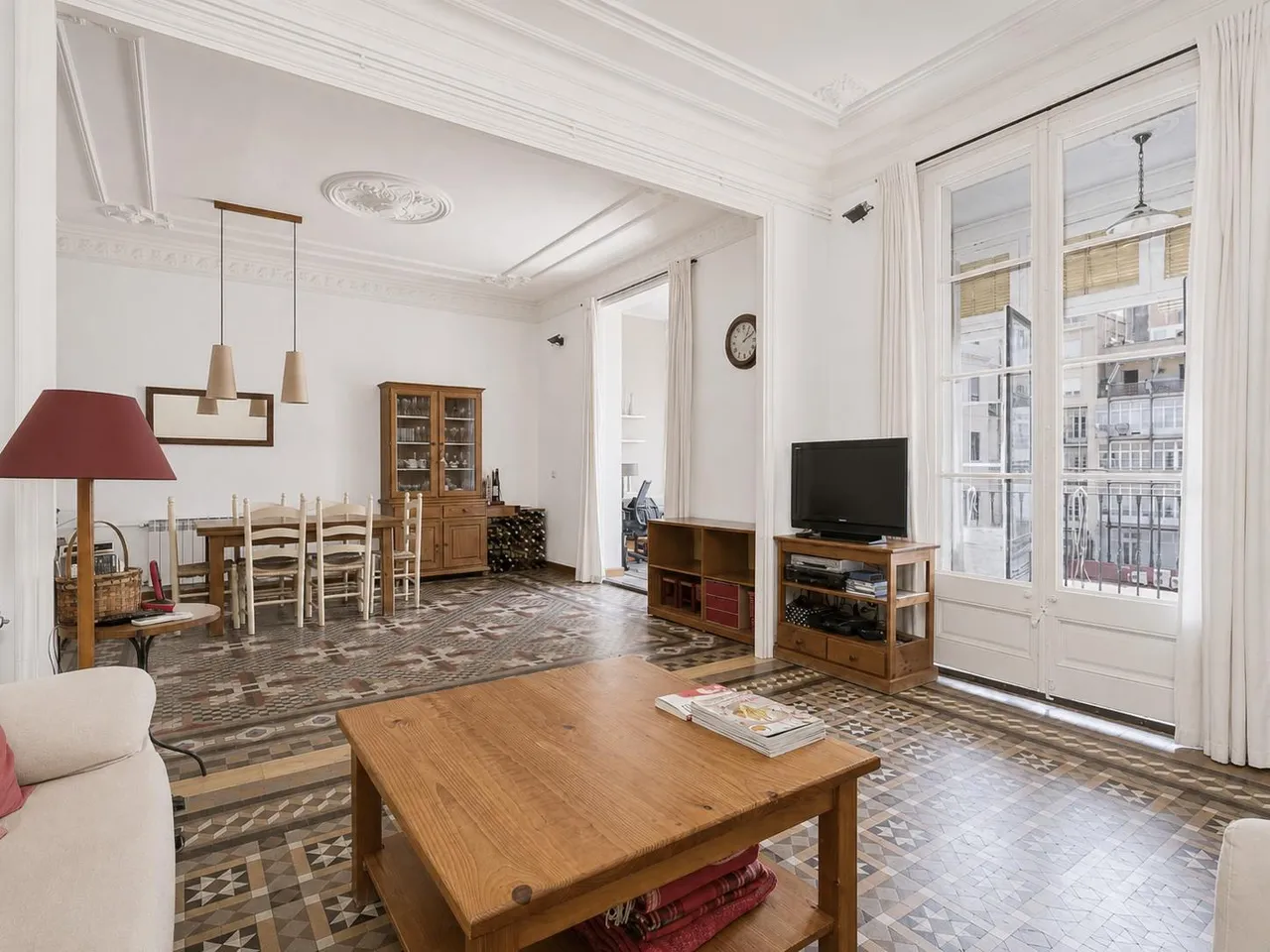 living - Piso de 156m² en venta en Eixample Derecho, Barcelona - gallery - 7