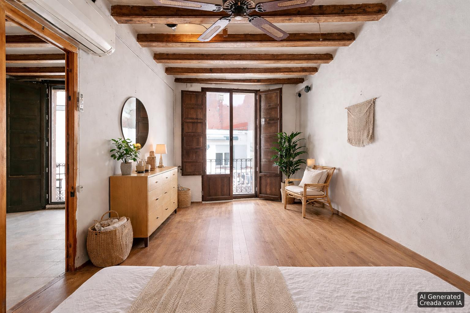 living - Ático de 73m² con 50m² terraza en venta en El Raval - gallery thumbnail - 4