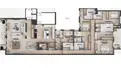 living - Piso de 293m² con 17m² terraza en venta en Castellana - Plano del piso thumbnail - 1