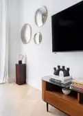 living - 73m² apartment for rent in Trafalgar, Madrid - gallery thumbnail - 7
