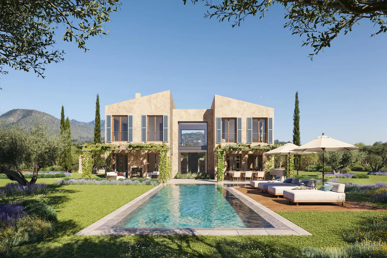 living - Casa rural de 362m² con 975m² de jardín en venta en Alaró - gallery - 2