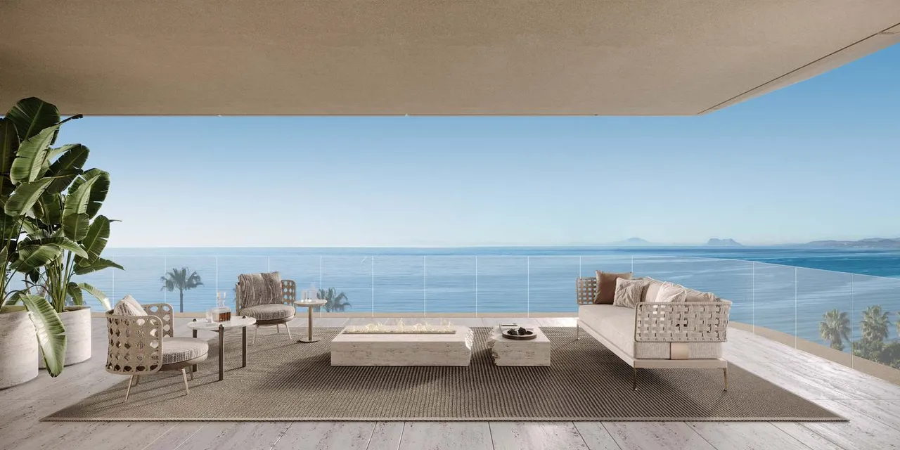 living - Contemporary sea-front homes in Estepona with panoramic Mediterranean views, rooftop infinity pool, wellness spa and concierge services. - gallery - 6