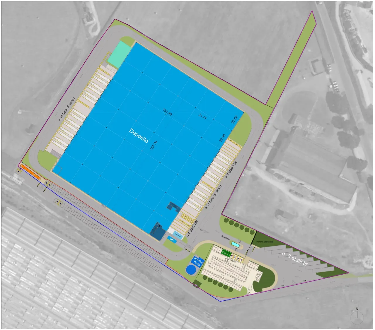 logistics - Roma sud - Logistica - Dils - Planimetria - 1