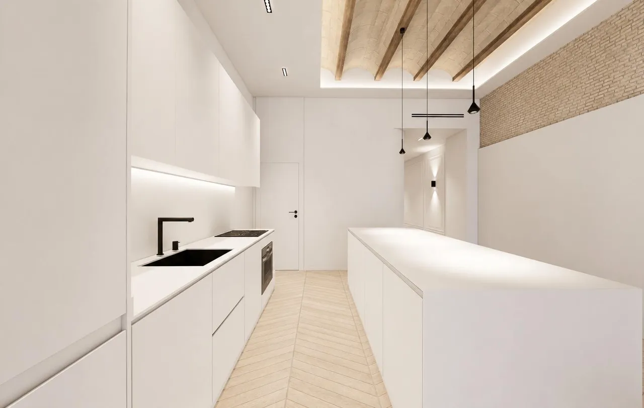 living - Piso de 177m² con 15m² terraza en venta en Gran Vía - gallery - 7