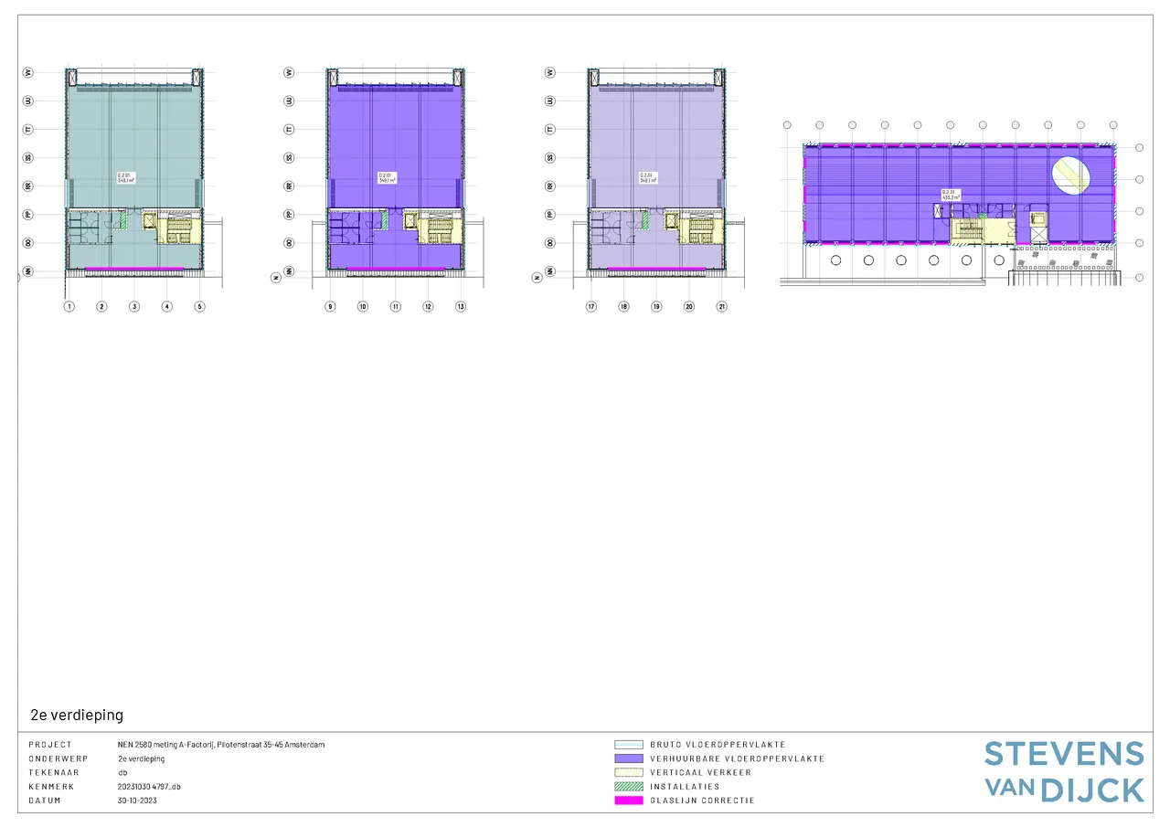 office - A-Factorij - Office - Dils - Plan d'étage - 3