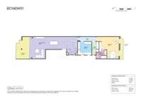 living - 234m² penthouse with 100m² terrace for sale in Sant Gervasi - Galvany - Floor Plan thumbnail - 1