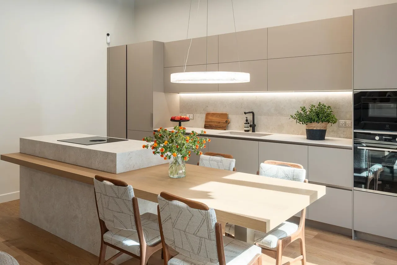 living - Piso de 147m² con 9m² terraza en alquiler en El Born - gallery - 8