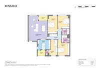 living - 137m² apartment for sale in Les Corts, Barcelona - Floor Plan thumbnail - 1
