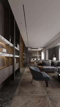 living - Piso de 390m² en venta en Turó Park, Barcelona - gallery thumbnail - 6