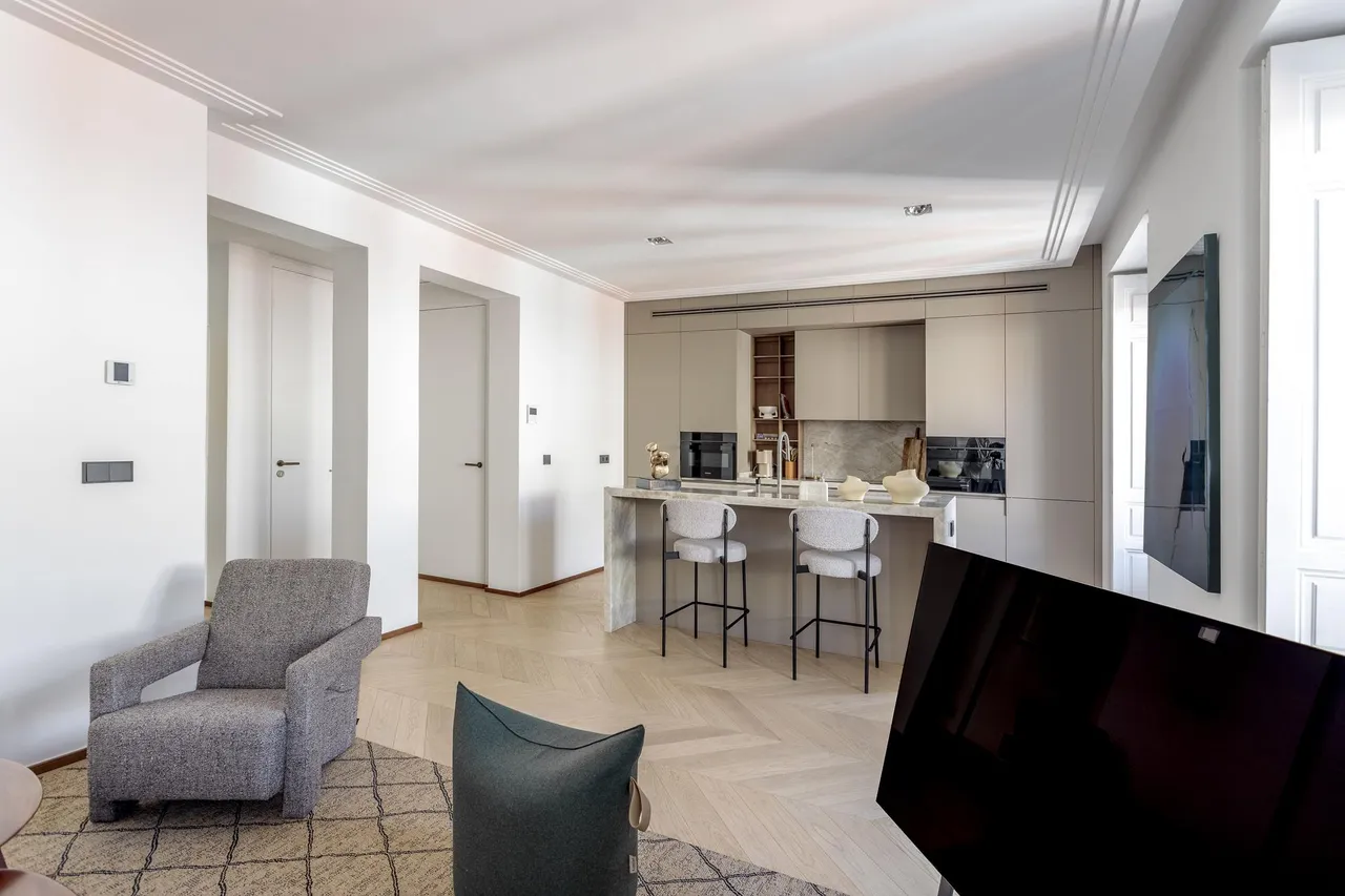living - Piso de 100m² en alquiler en Cortes / Huertas, Madrid - gallery - 5