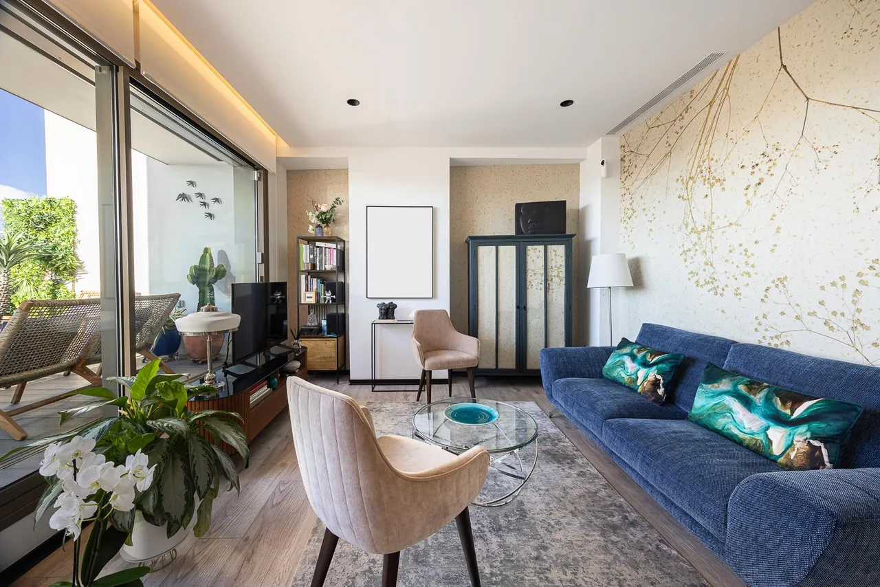 living - Ático de 58m² con 38m² terraza en venta en Sant Gervasi - Galvany - gallery - 3