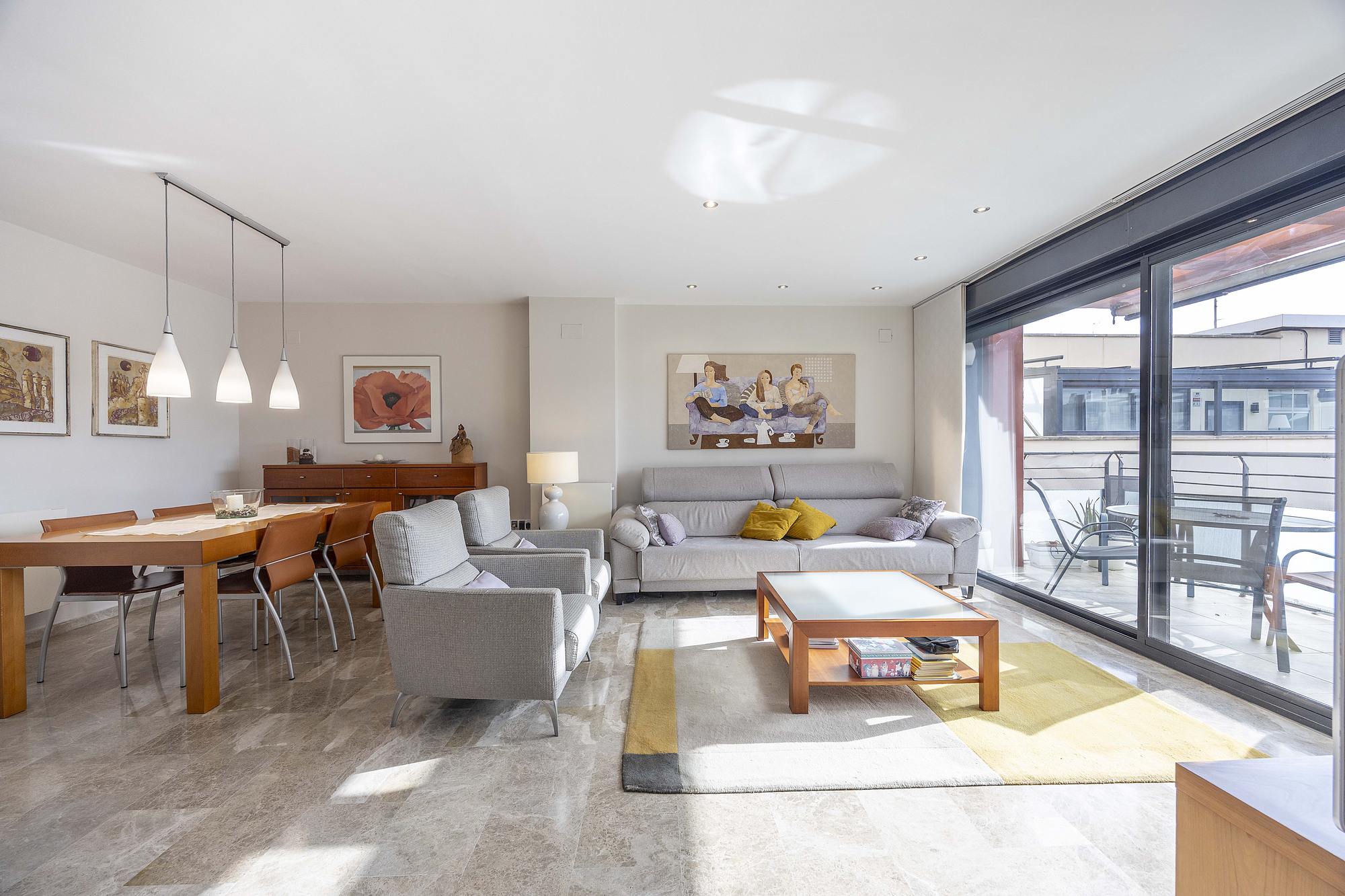 living - Piso de 191m² con 13m² terraza en venta en Ciudad de las Ciencias - gallery - 2