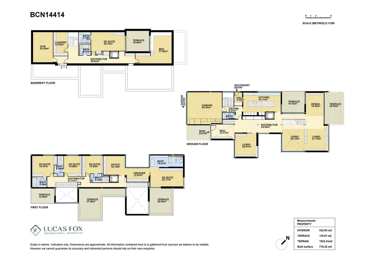 living - 728 m² house for sale in Sant Gervasi - La Bonanova - Floor Plan - 3
