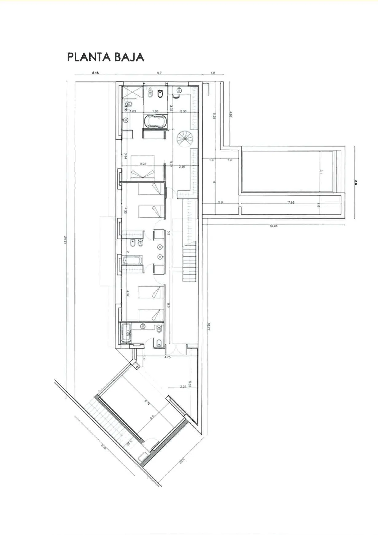 living - 738m² house / villa with 1,800m² garden for sale in Sant Vicenç de Montalt - Floor Plan - 3