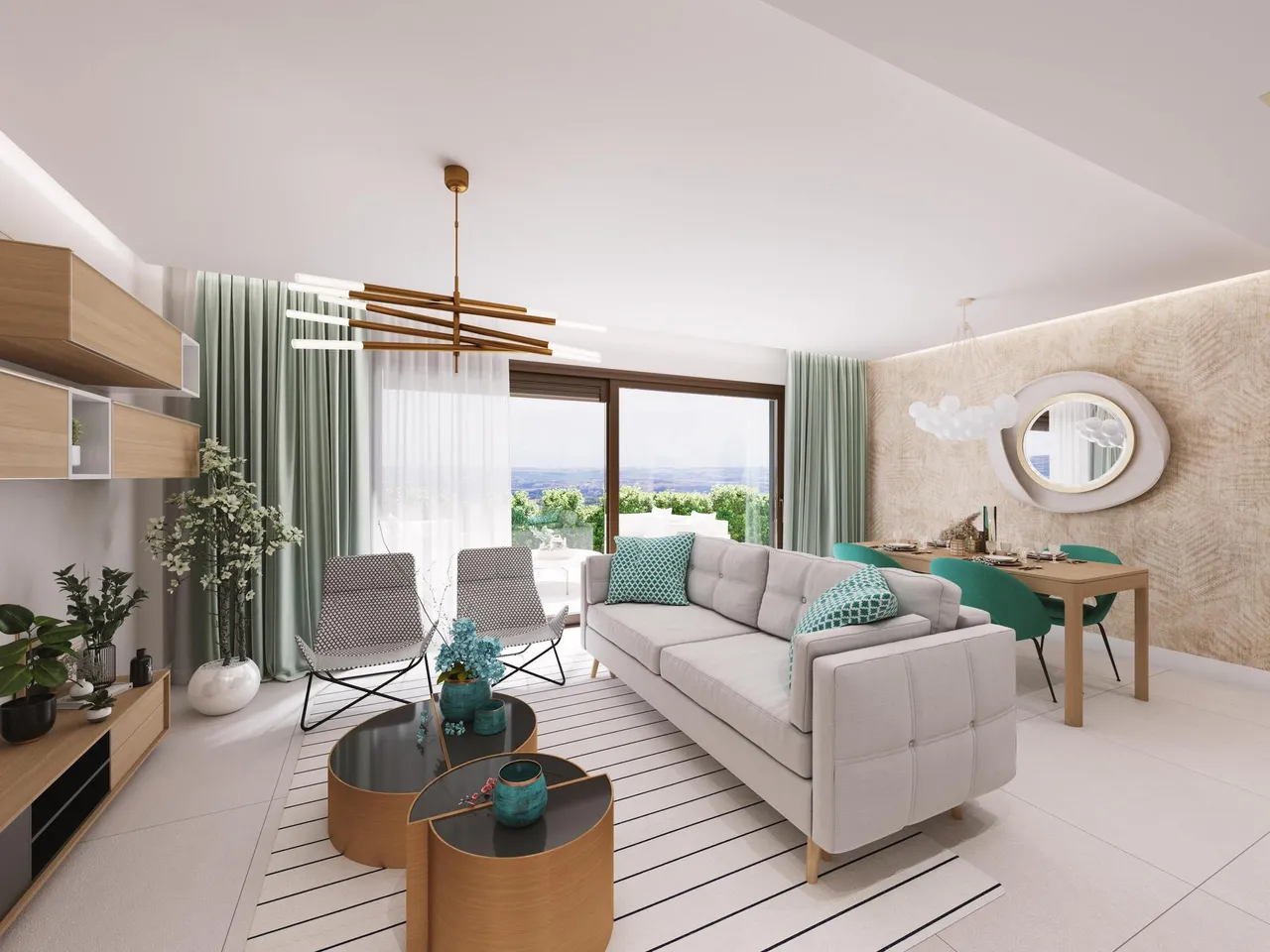 living - Last two units: penthouses in Istan for sale offering amazing sea views over  Istan Lake and the sea. - gallery - 3