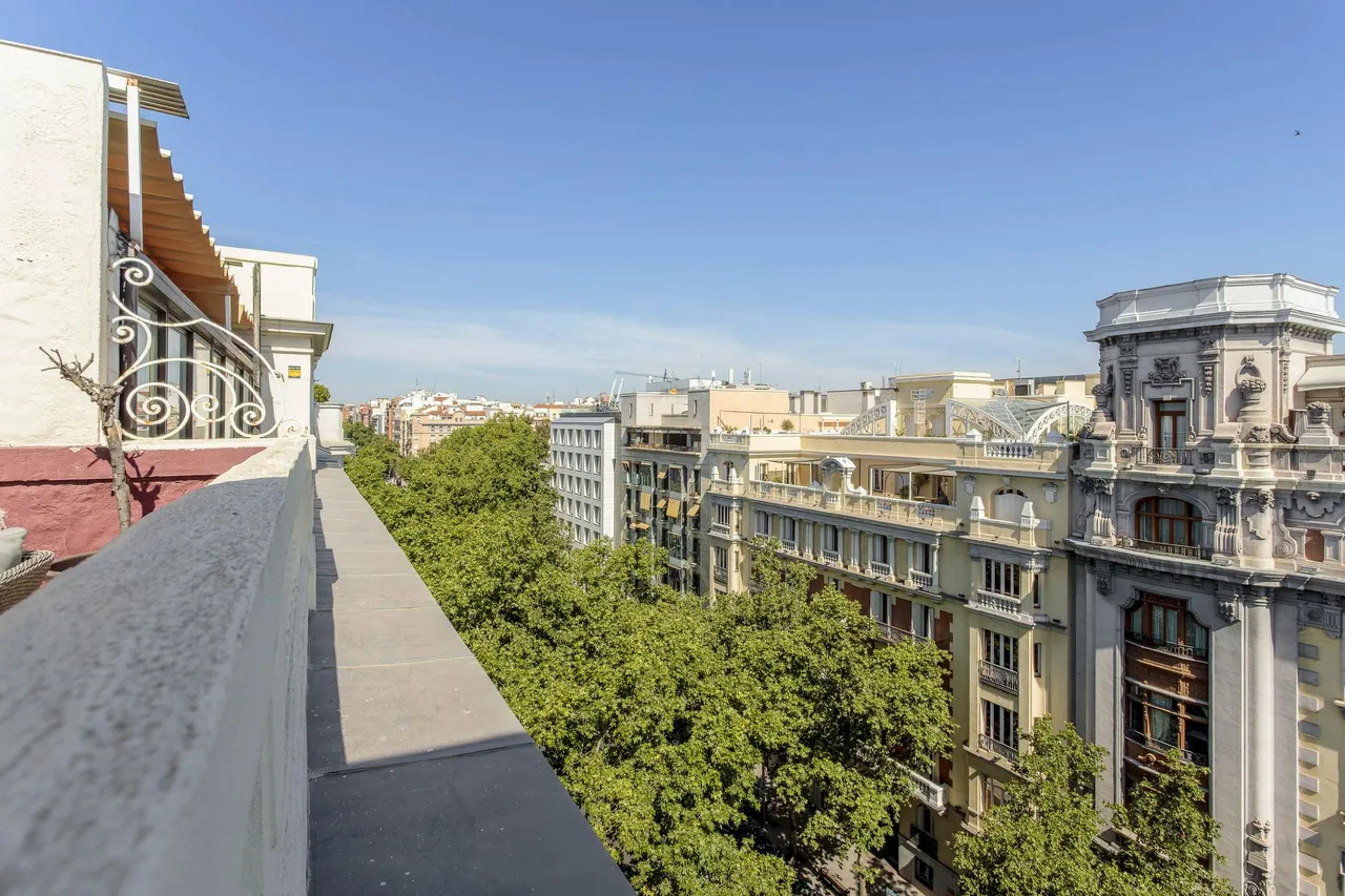 living - 400m² penthouse with 25m² terrace for rent in Almagro - gallery - 8