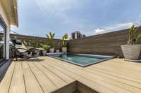 living - 240m² penthouse with 108m² terrace for sale in Les Corts - gallery thumbnail - 6