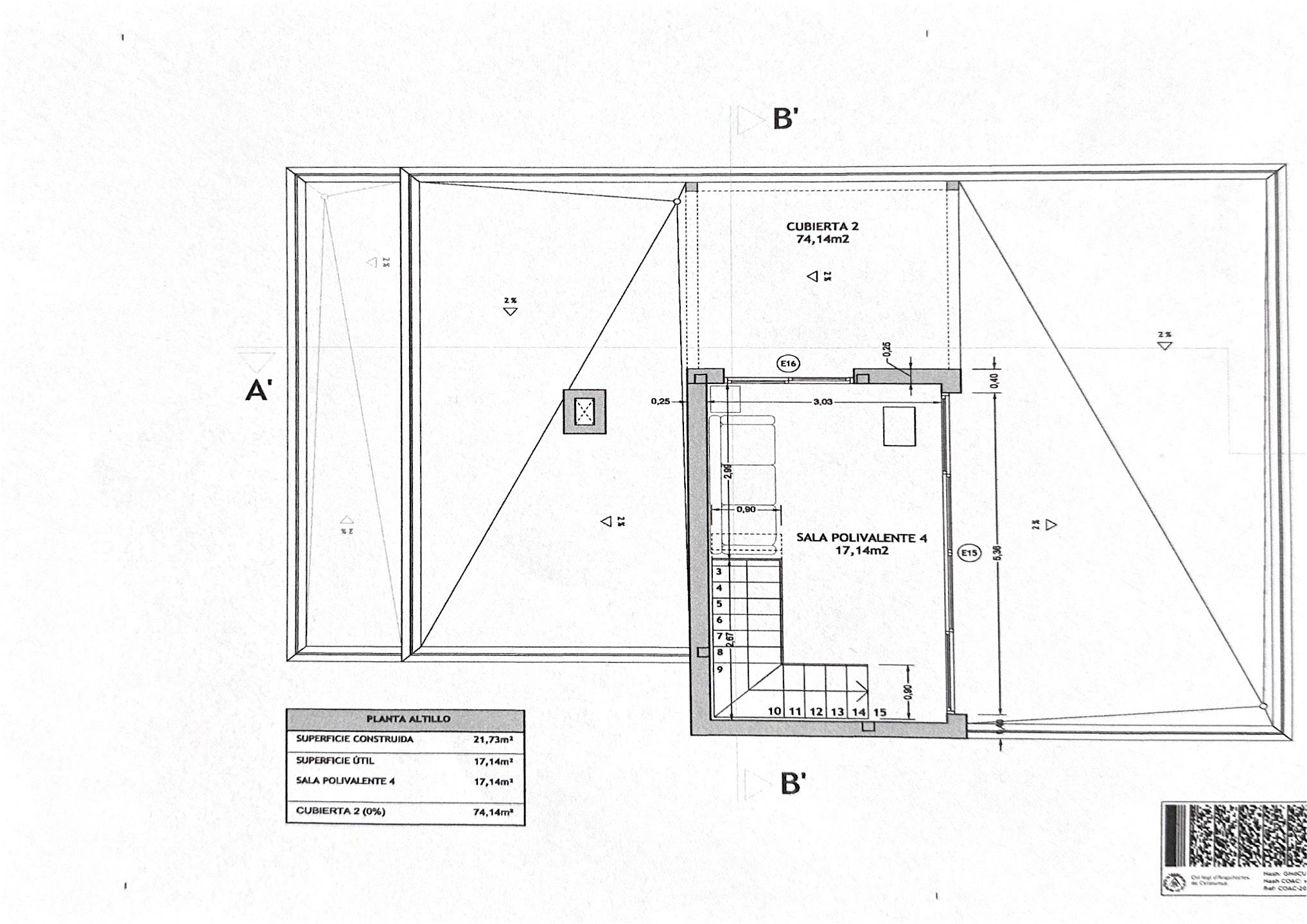 living - Casa / villa de 355m² en venta en Montgat, Barcelona - Plano del piso - 4