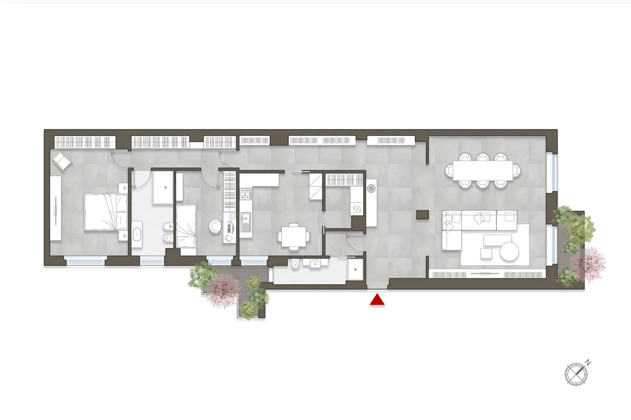 living - Gran Sasso 20 - Living - Dils - Planimetria - 2