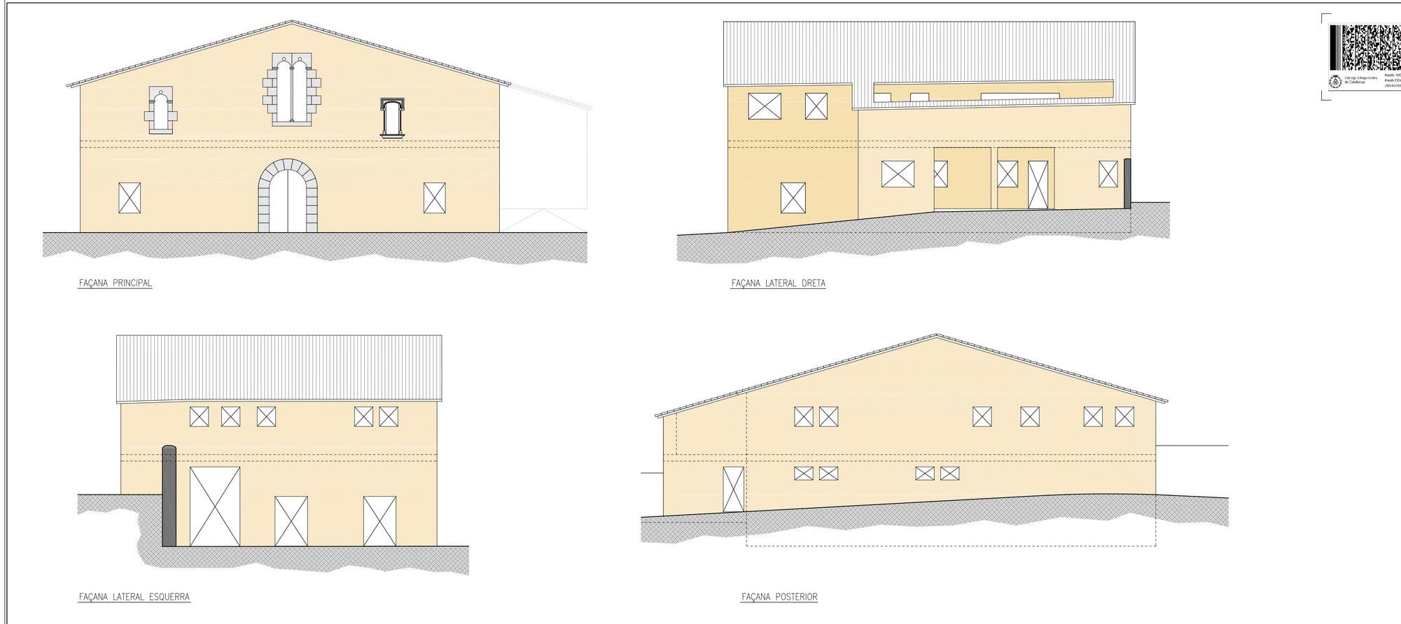 living - Masía de 689m² en venta en Tiana, Maresme - Plano del piso thumbnail - 2