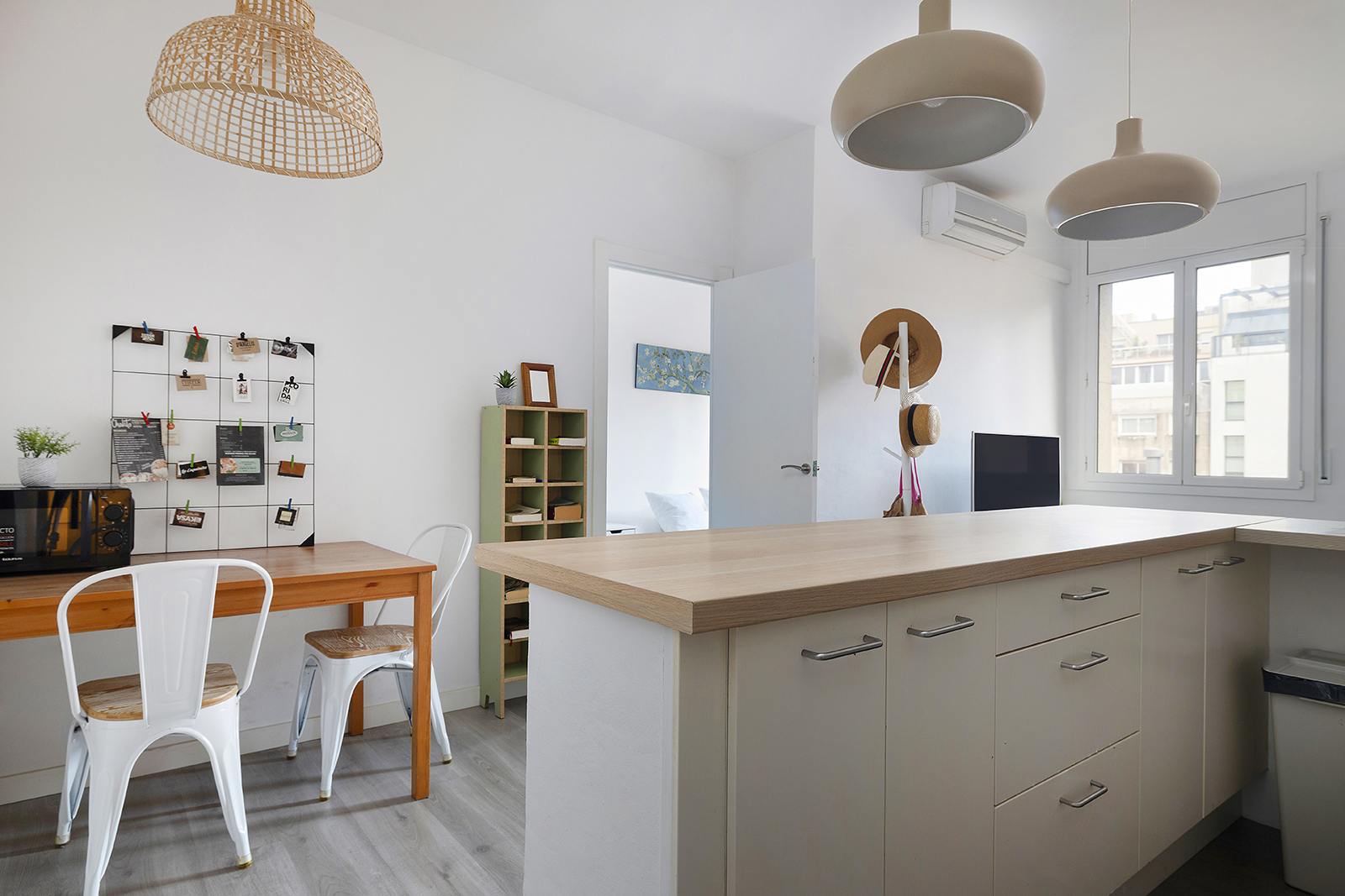 living - Piso de 45m² en venta en El Putxet, Barcelona - featured
