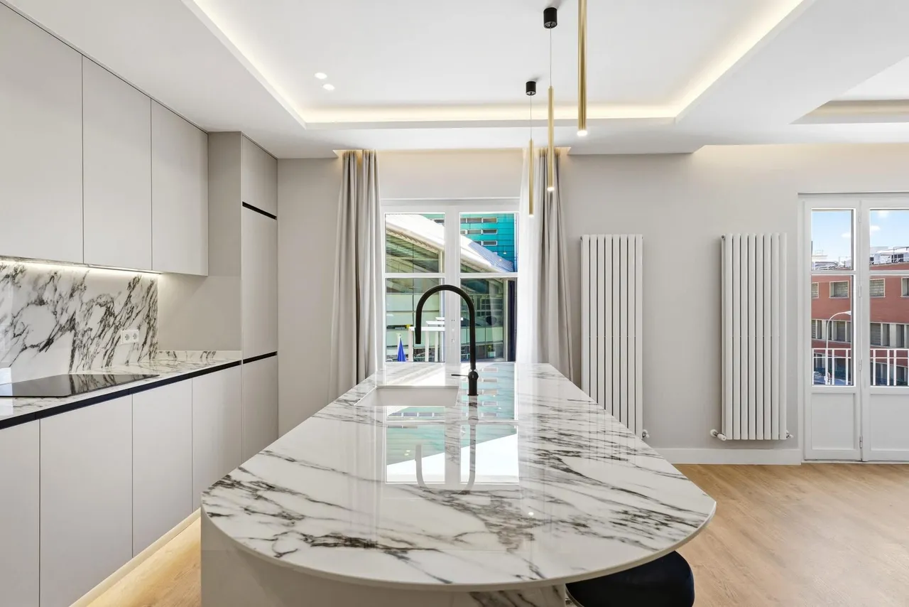 living - Piso de 180m² en venta en Goya, Madrid - gallery - 5