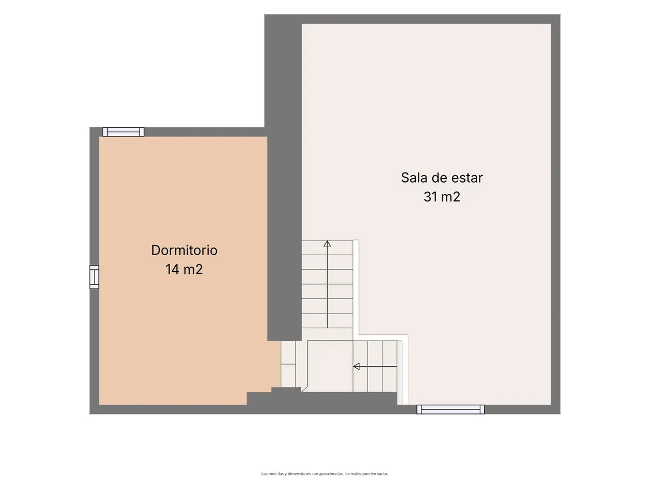 living - Casa rural de 692m² en venta en Penedès, Barcelona - Plano del piso - 5