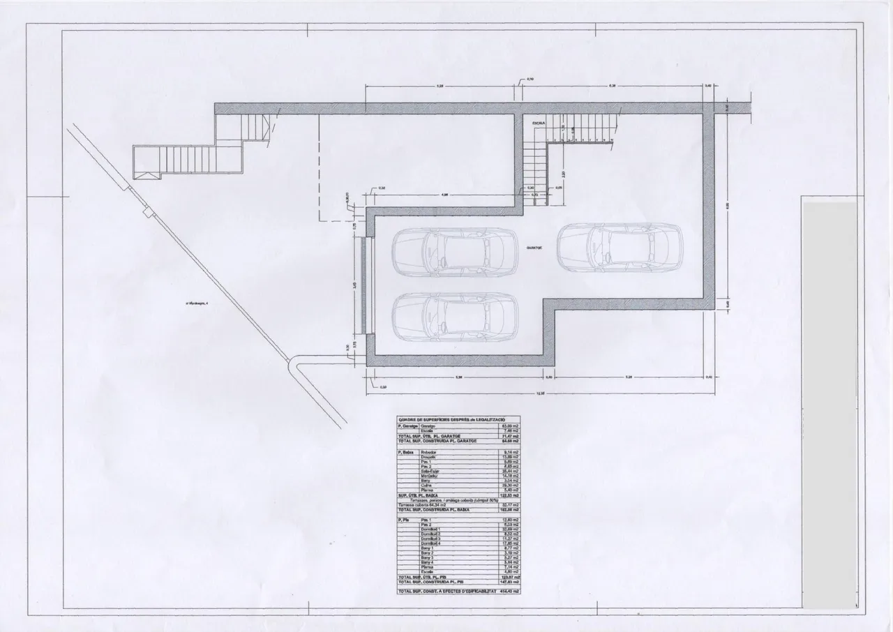living - Casa / villa de 414m² con 2,210m² de jardín en venta en Sant Pol de Mar - Plano del piso - 1