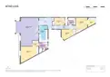 living - Piso de 130m² en venta en Sant Gervasi - Galvany, Barcelona - Plano del piso thumbnail - 1