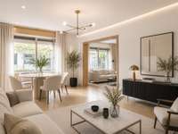 living - Piso de 235m² con 15m² terraza en venta en Almagro, Madrid - gallery thumbnail - 3