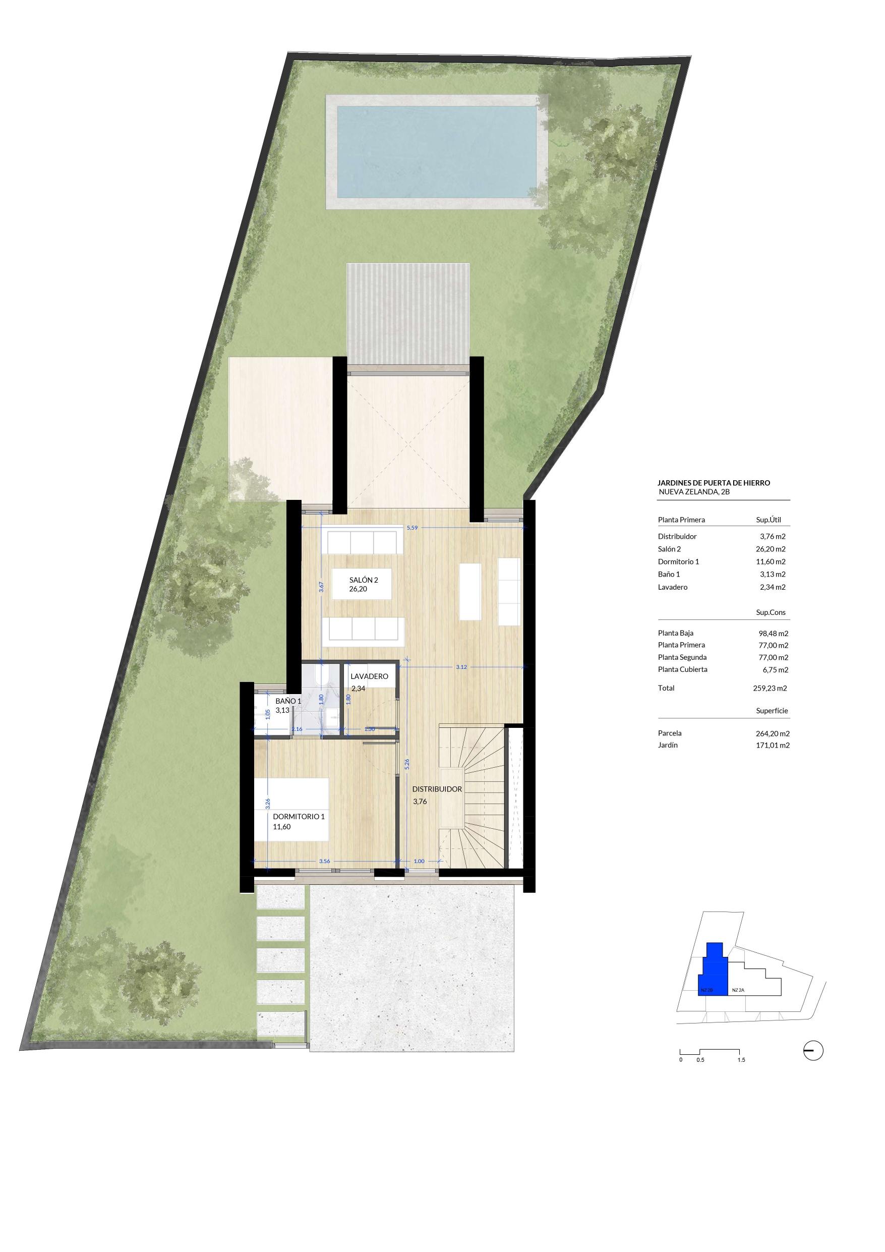 living - 407m² house / villa for sale in Puerta de Hierro, Madrid - Floor Plan thumbnail - 2