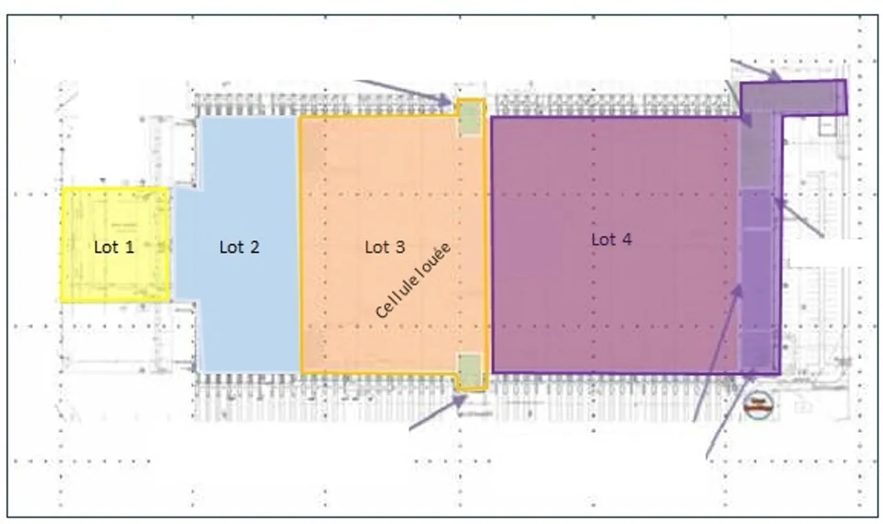 logistics - Logistics Warehouse For Rent - Verdiepingsplan - 1