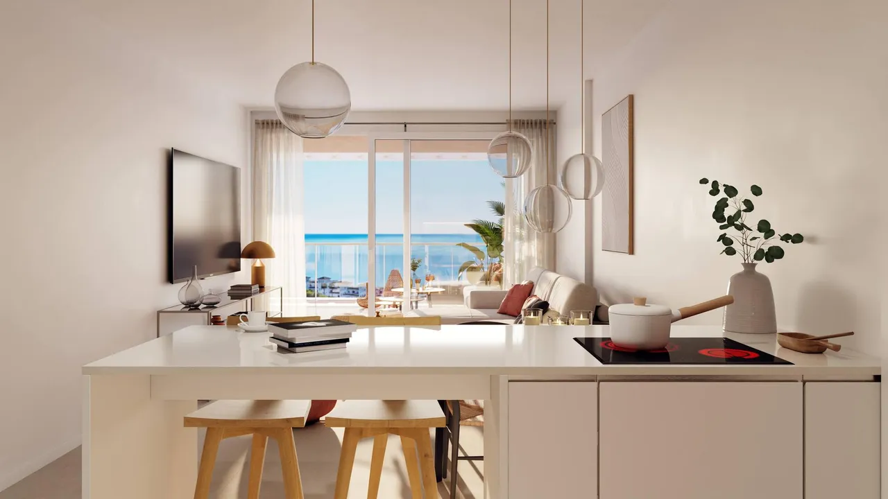 living - New-build apartment for sale with sea views in La Alcaidesa - gallery - 7