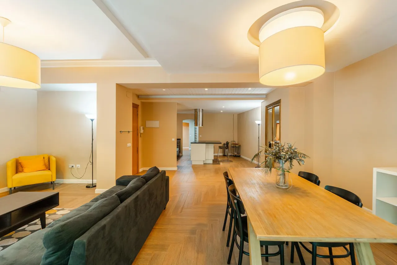 living - Piso de 132m² con 12m² terraza en venta en El Mercat - gallery - 9