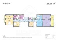 living - 205m² apartment with 7m² terrace for rent in Eixample Right - Floor Plan thumbnail - 1