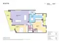 living - Ático de 176m² con 14m² terraza en venta en Eixample Izquierdo - Plano del piso thumbnail - 1