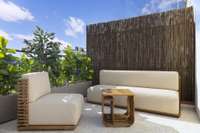 living - 133m² penthouse with 40m² terrace for sale in Eixample Right - gallery thumbnail - 6