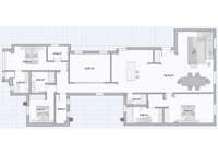 living - Piso de 204m² en venta en El Pla del Remei, Valencia - Plano del piso thumbnail - 1