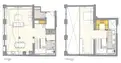 living - Piso de 173m² en alquiler en El Born, Barcelona - Plano del piso thumbnail - 1