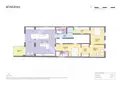 living - 155m² penthouse with 6m² terrace for sale in Gràcia - Floor Plan thumbnail - 1