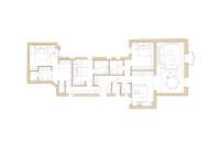 living - Piso de 144m² en venta en Castellana, Madrid - Plano del piso thumbnail - 1