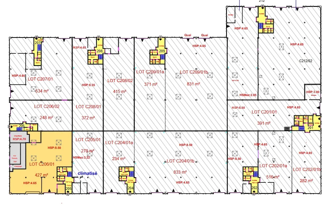 logistics - Local d’activités À Louer - Plan d'étage - 1