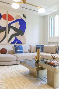 living - Ático de 178m² con 42m² terraza en venta en Eixample Derecho - gallery thumbnail - 1