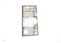 living - Corso Vercelli - Living - Dils - Verdiepingsplan thumbnail - 2