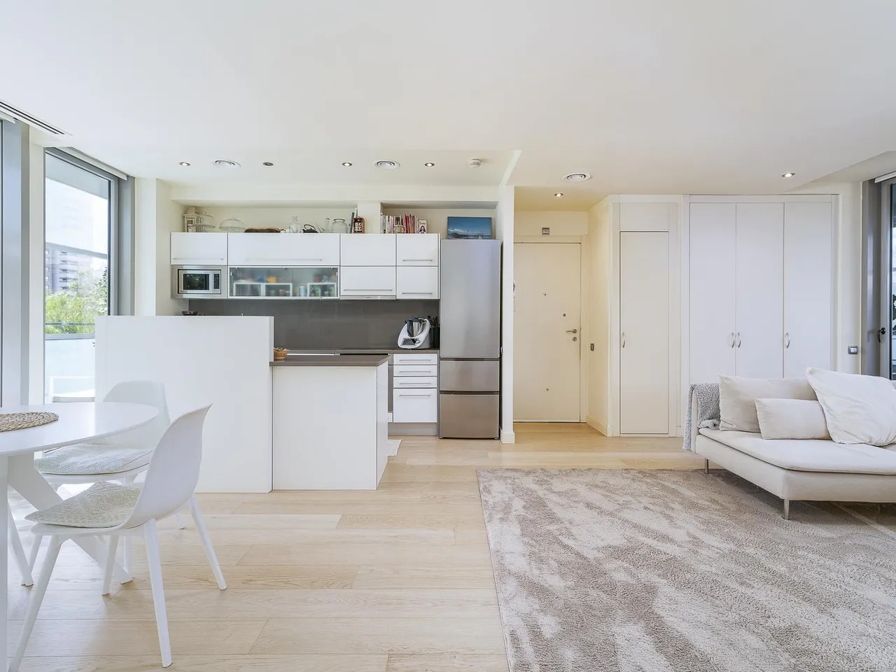living - Piso de 82m² con 53m² terraza en venta en Diagonal Mar - gallery - 7