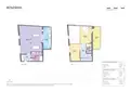 living - 141m² apartment with 13m² terrace for sale in Gràcia - Floor Plan thumbnail - 1