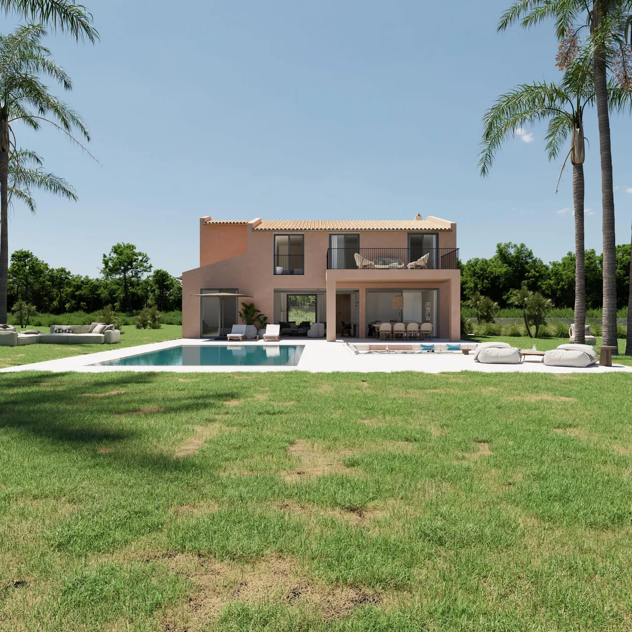 living - Casa rural de 252m² con 65m² de jardín en venta en Sencelles - gallery - 4