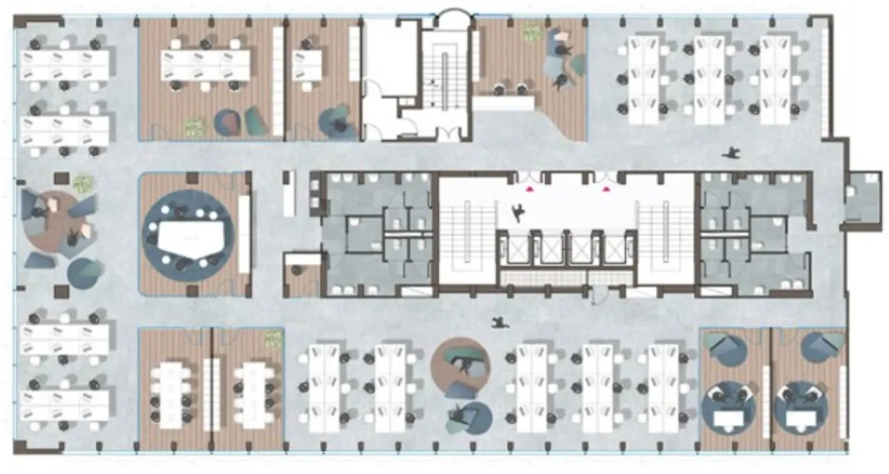 office - Chopin 12 - Office - Dils - Plan d'étage - 1