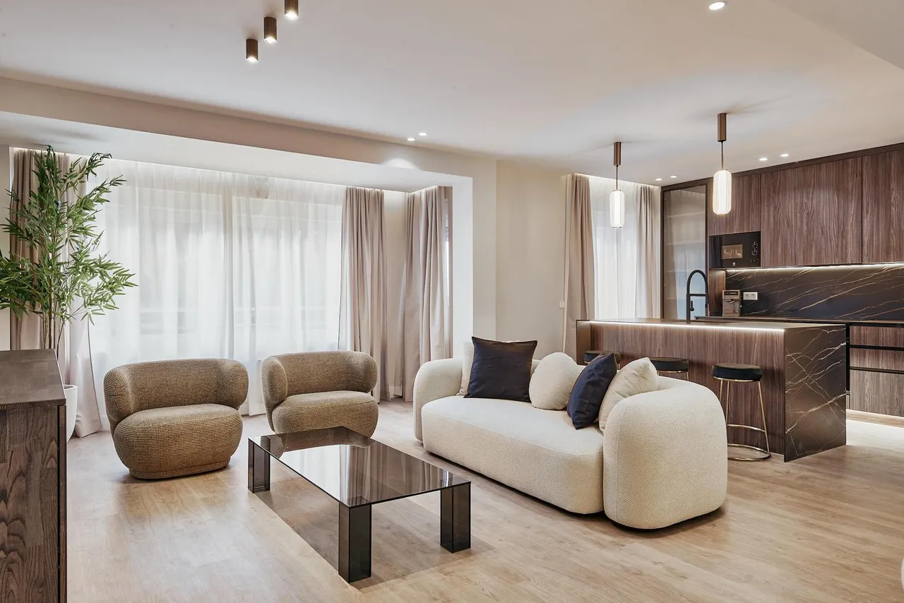 living - Piso de 168m² con 40m² terraza en venta en Castellana - gallery - 4